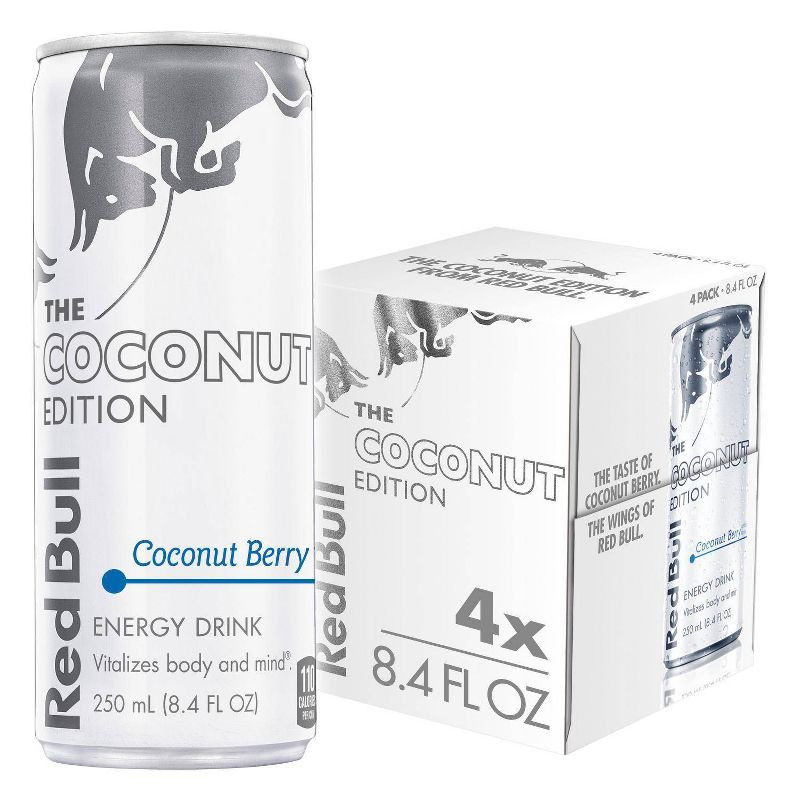 Red Bull Coconut Berry Energy Drink - 4pk/8.4 fl oz Cans
