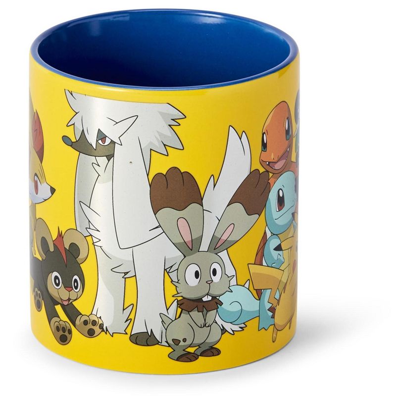 Just Funky Pok'emon XY Series Large Pok'emon Group Foil Print Coffee Mug | Holds 20 Ounces