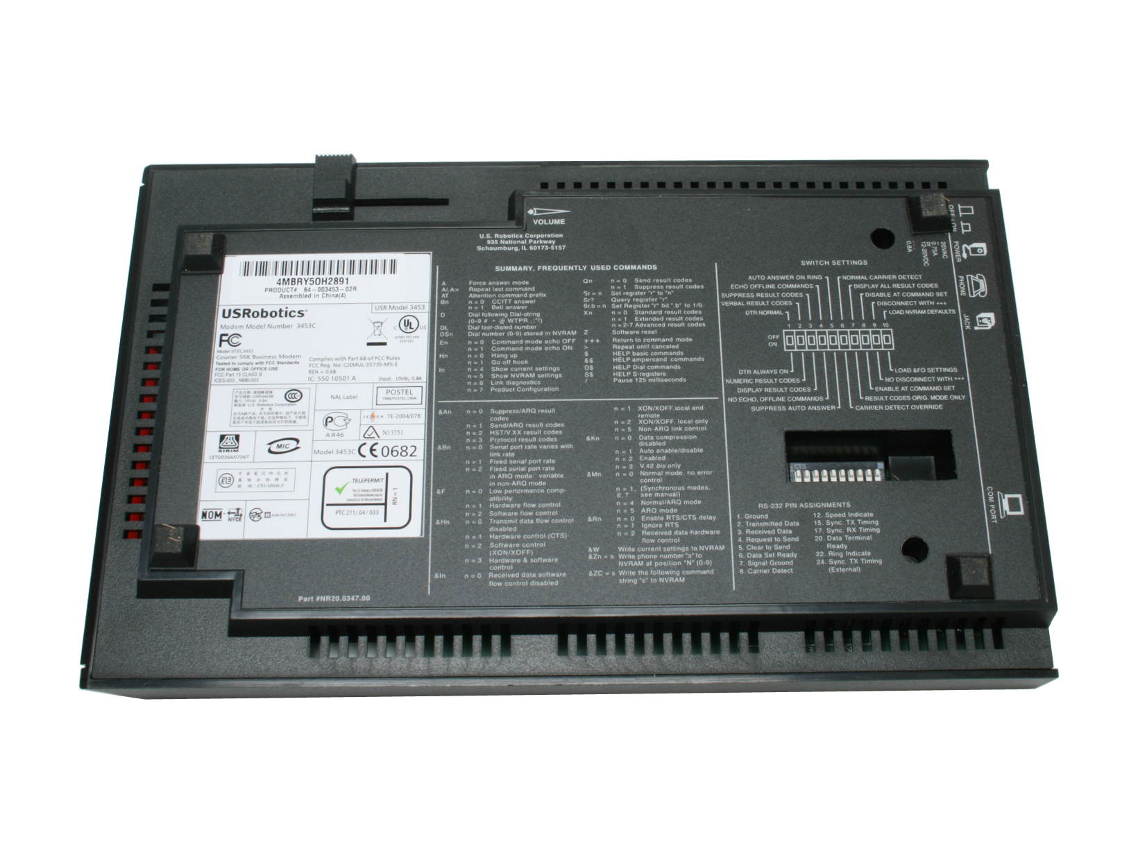 U.S. Robotics USR3453C Courier Global Business Modem
