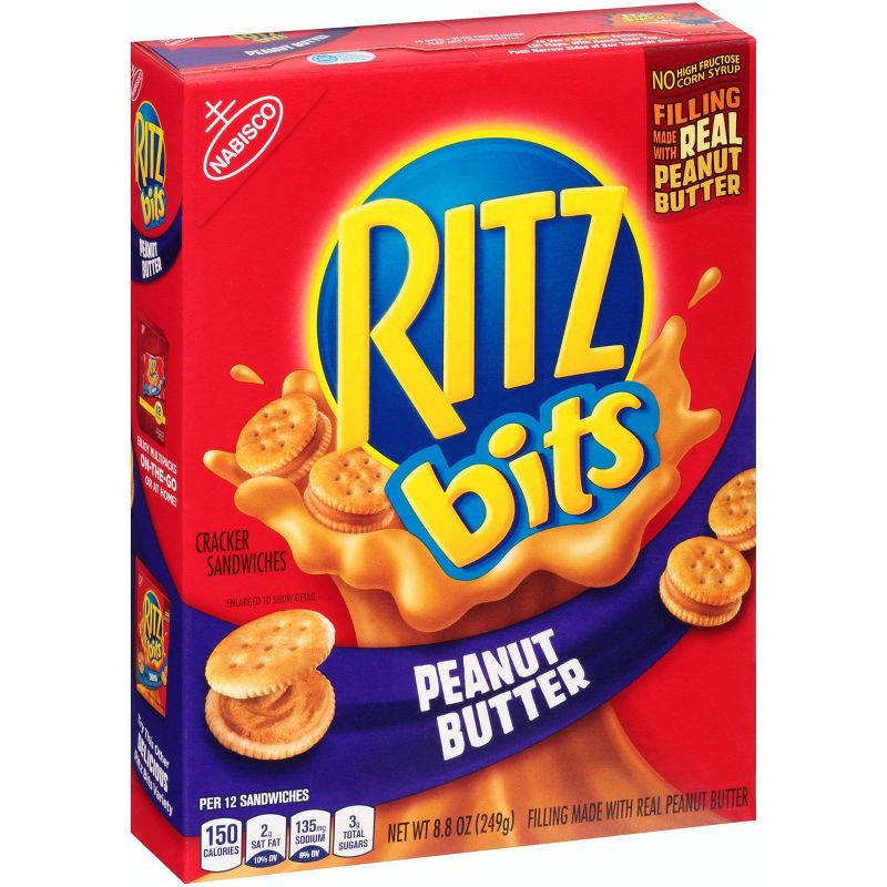 Ritz Bits Cracker Sandwiches with Peanut Butter - 8.8oz