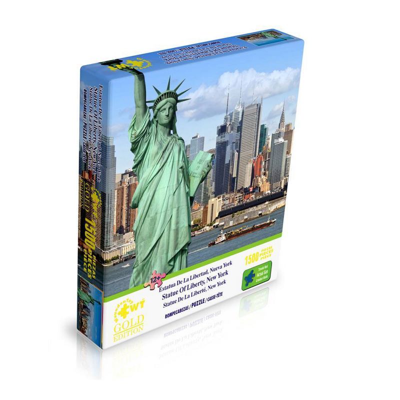 Wuundentoy Gold Edition: Statue of Liberty NY Jigsaw Puzzle - 1500pc