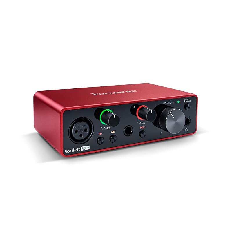 Scarlett Solo (3rd Gen) USB Audio Interface with Pro Tools | First