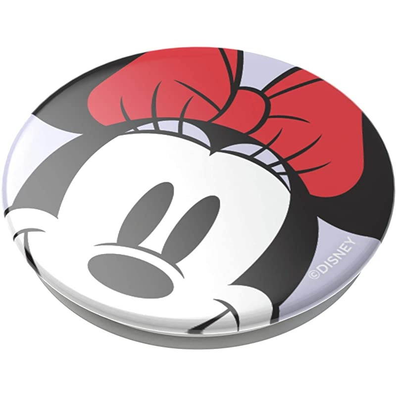 PopGrip with Swappable Top for Phones Tablets Mickey Minnie Peekaboo Minnie
