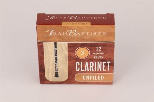 Jean Baptiste Unfiled Bb Clarinet Reeds (2)