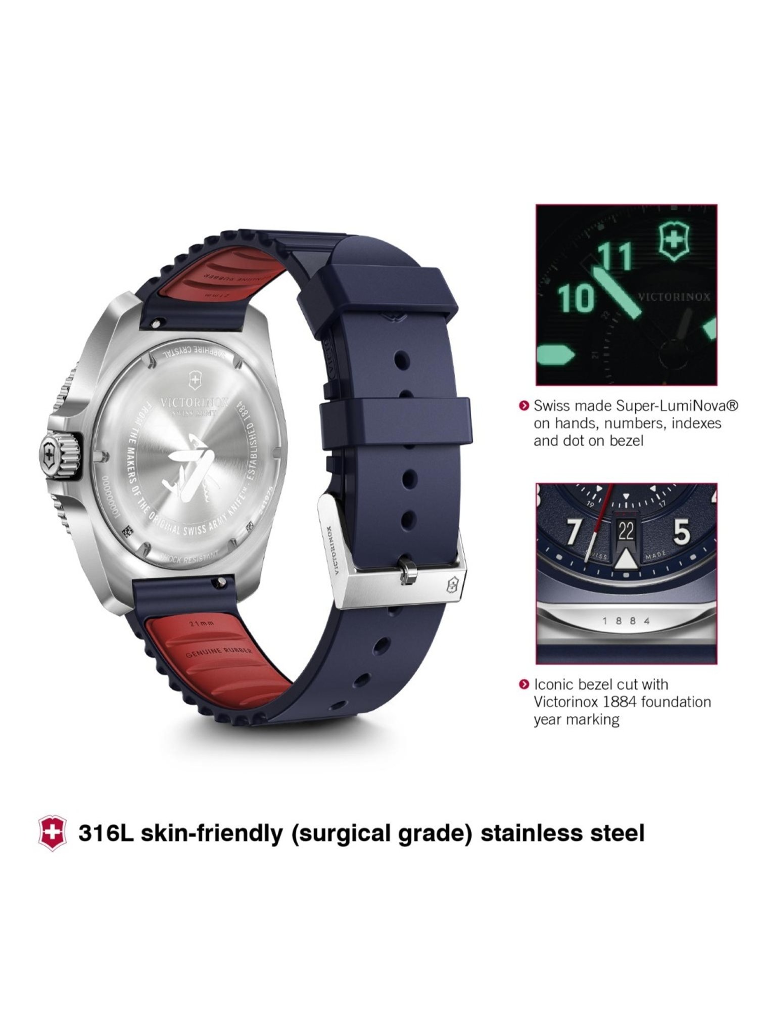 VICTORINOX V241975 Journey 1884 Analog Watch for Men