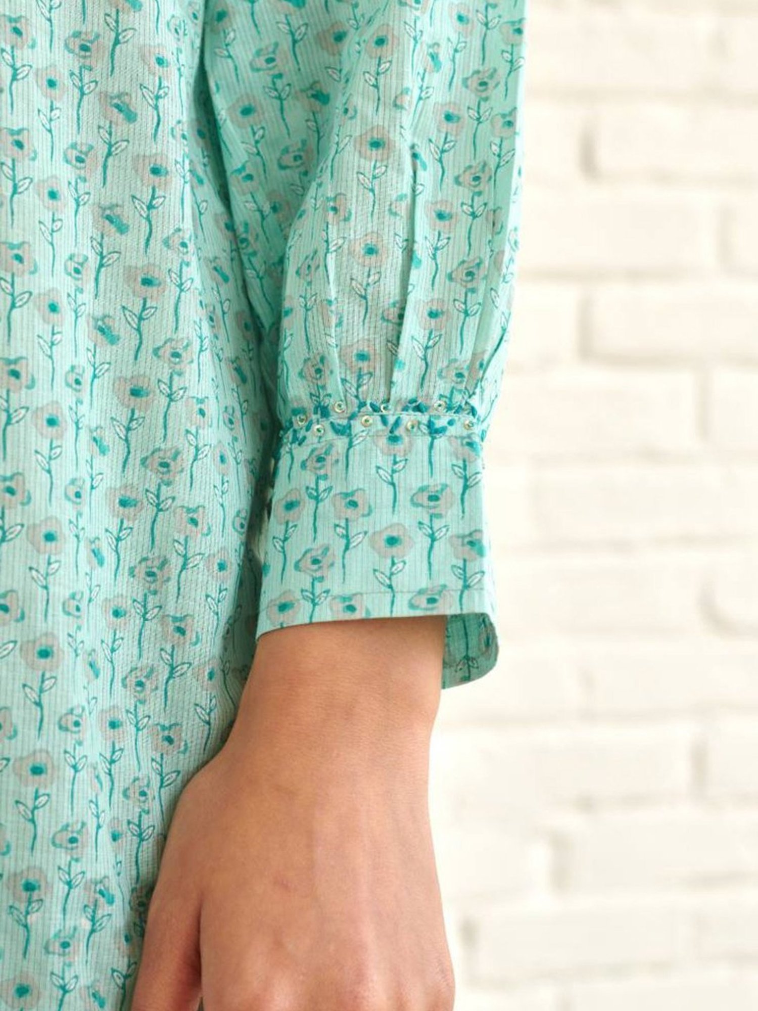 Prakriti Jaipur Blue Iris Shirt