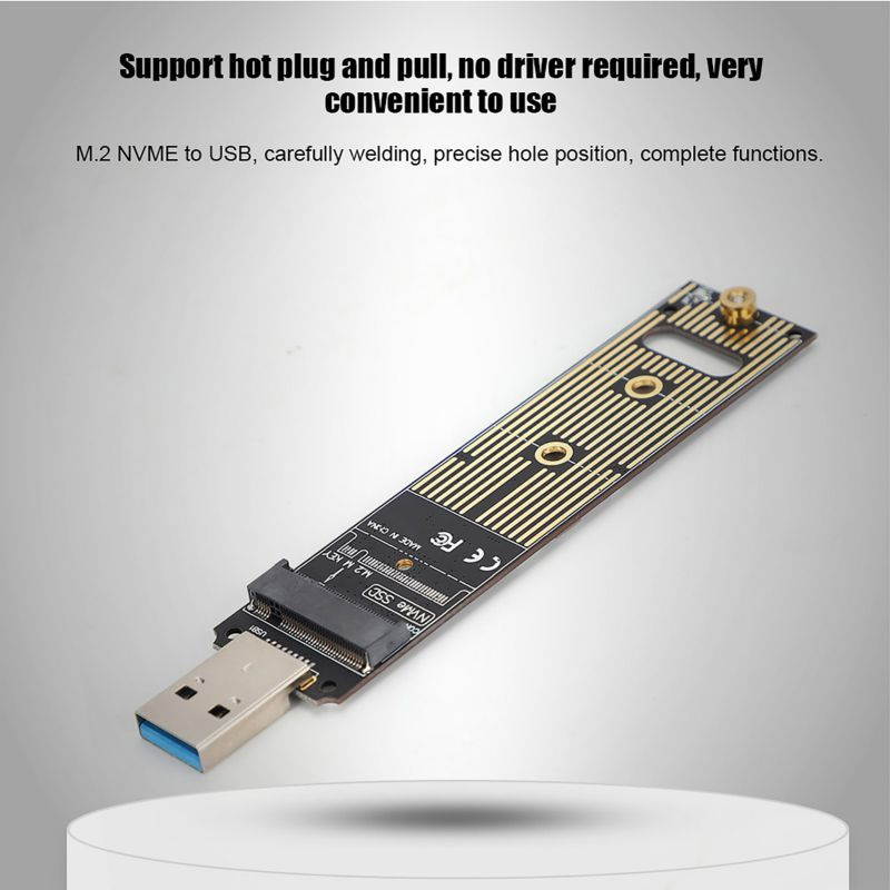 M.2 NVME SSD To USB Adapter Board Hard Disk Converter Board SSD Adapter Card