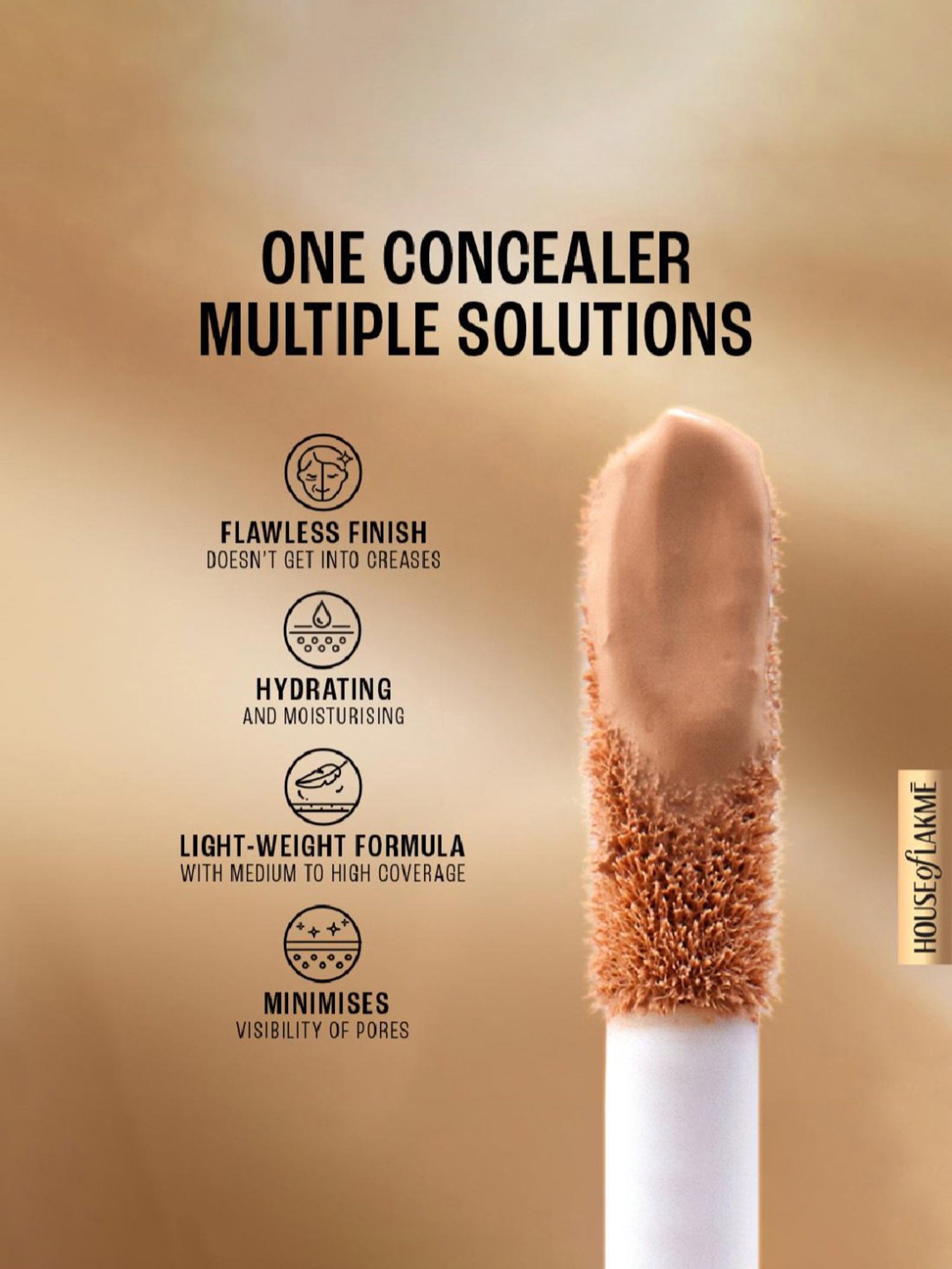 Lakme Primer + Concealer Cinnamon - 5.4 ml