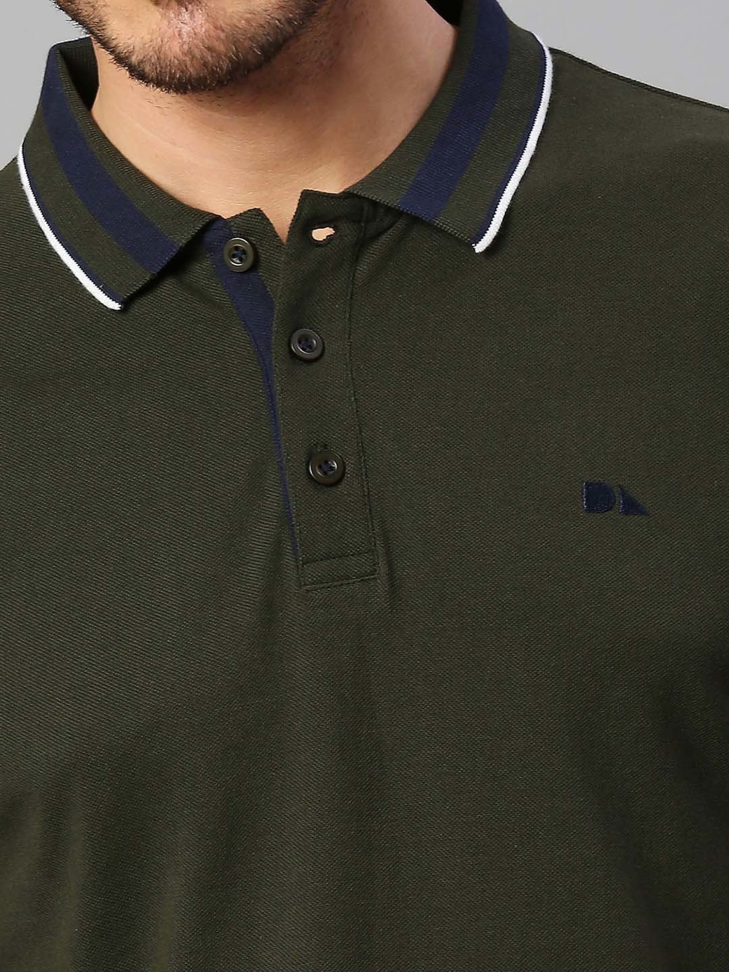 Dennis Lingo Green Regular Fit Polo T-Shirt