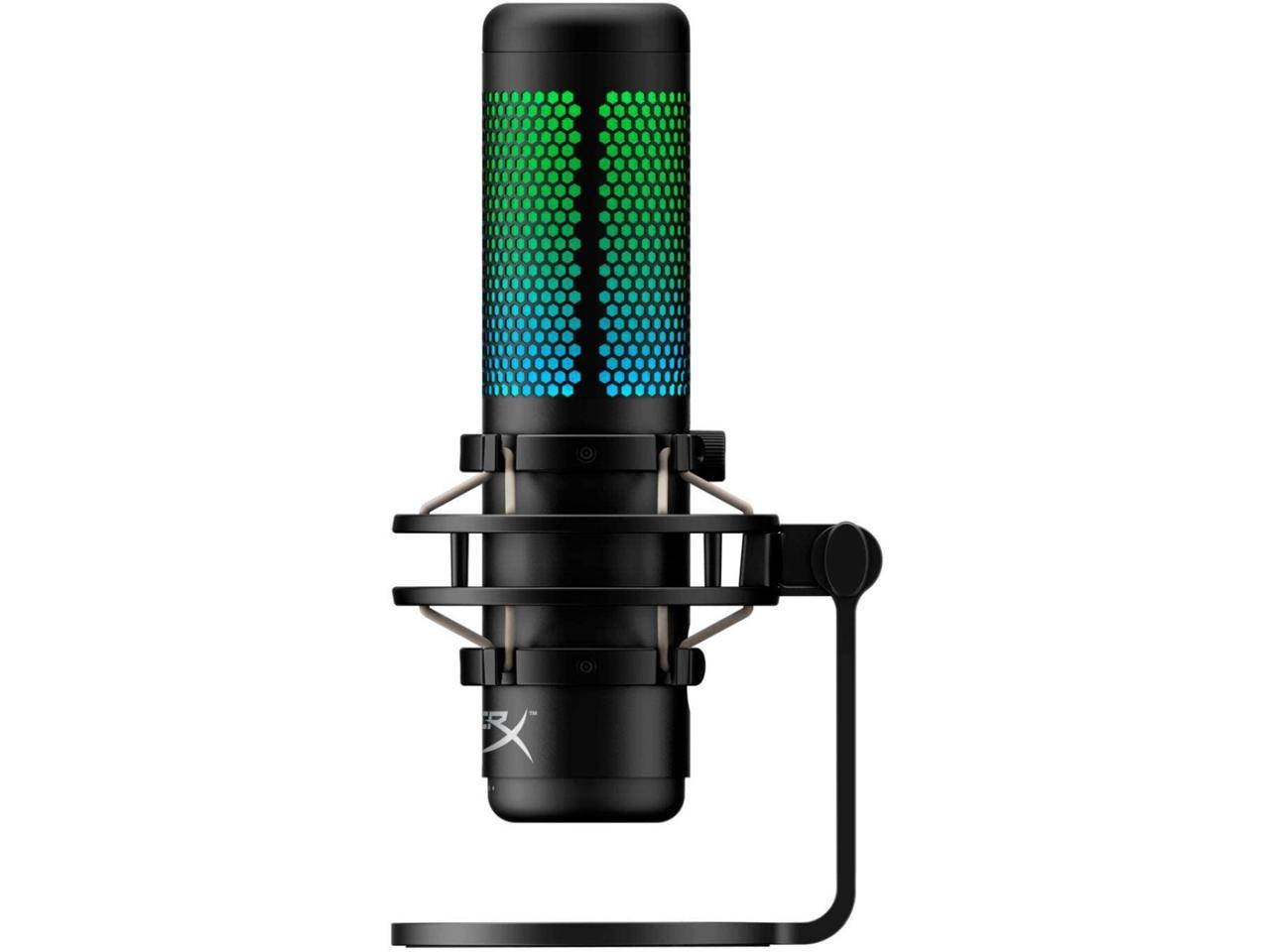 HyperX QuadCast S - RGB USB Condenser Microphone for PC, PS4, Mac, Gaming, Streaming, Podcasts, Twitch, YouTube