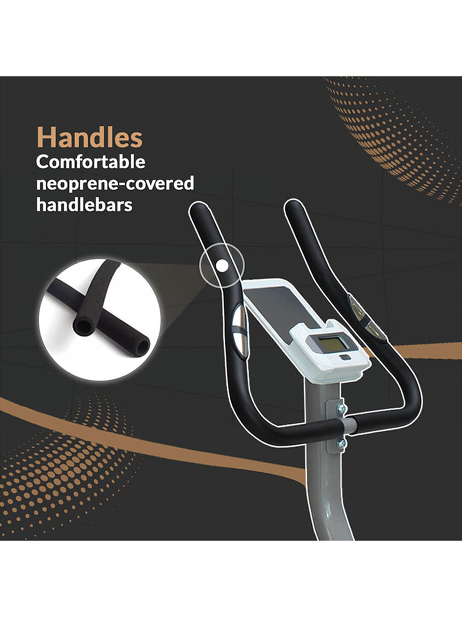 PowerMax Fitness BU-400 Upright Bike (Black)