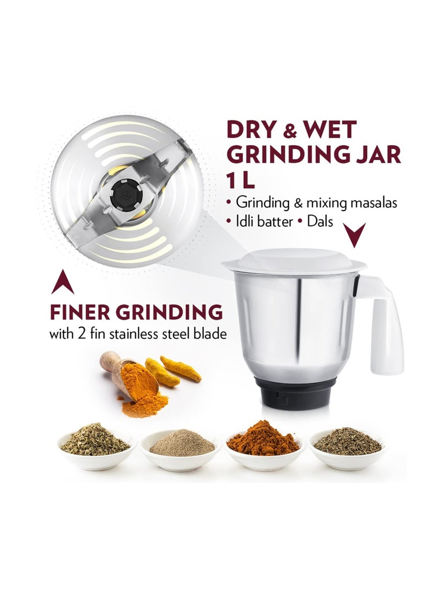 BLACK+DECKER BXCJ0101IN Citrus Juicer 30 Watt 1L (White)