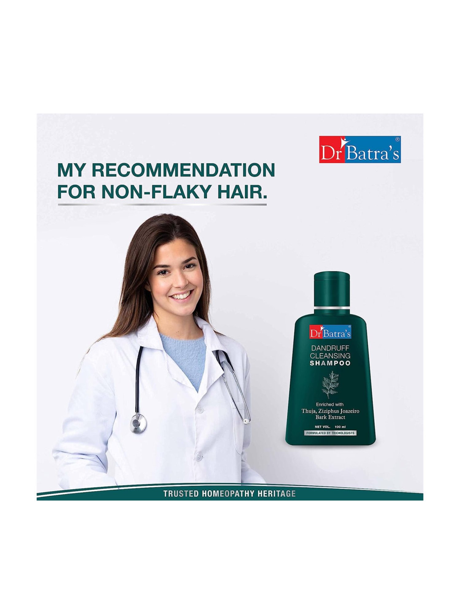 Dr. Batra's Dandruff Cleansing Shampoo - Pack of 4