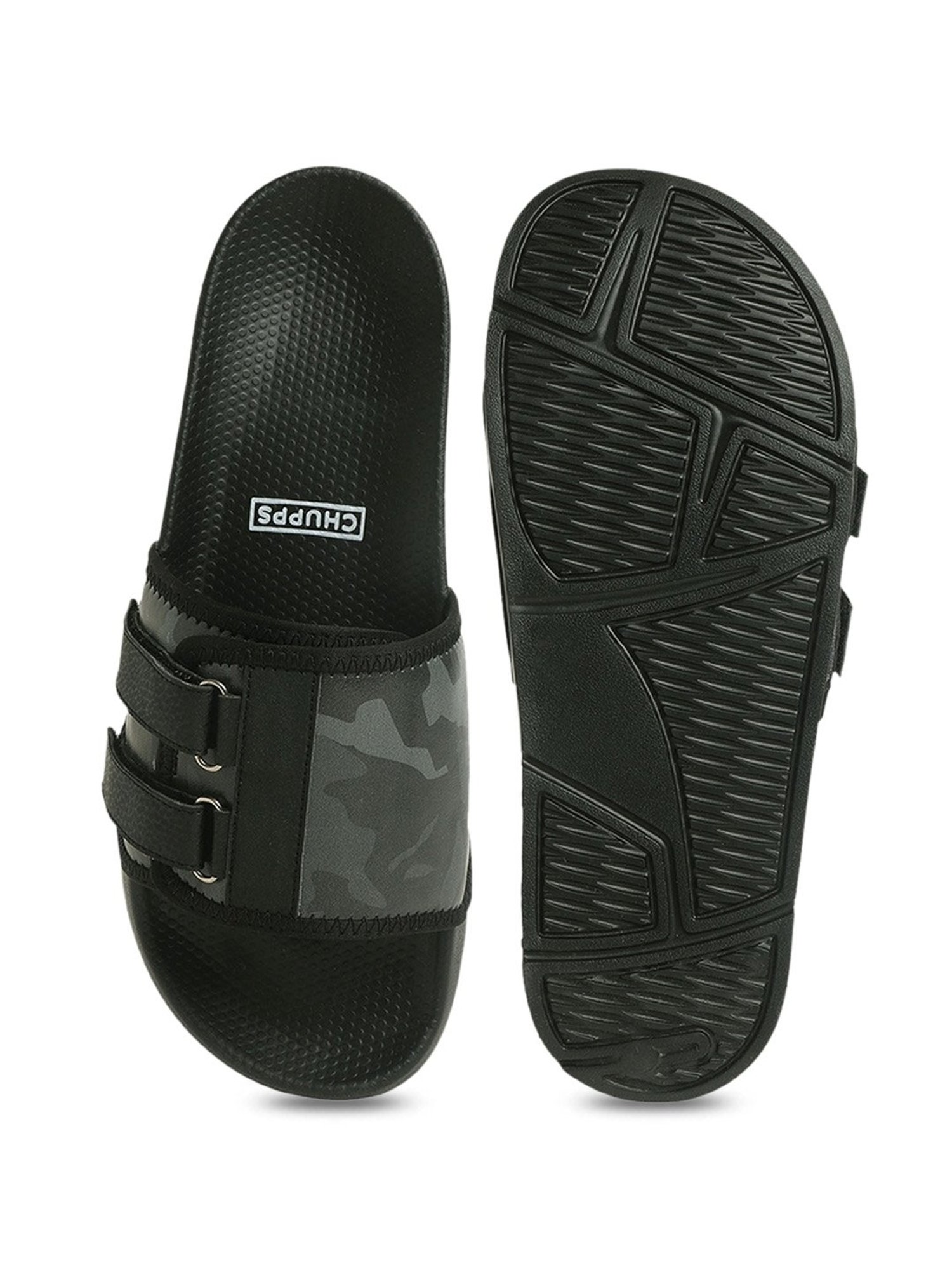 Chupps Men's Black Slides