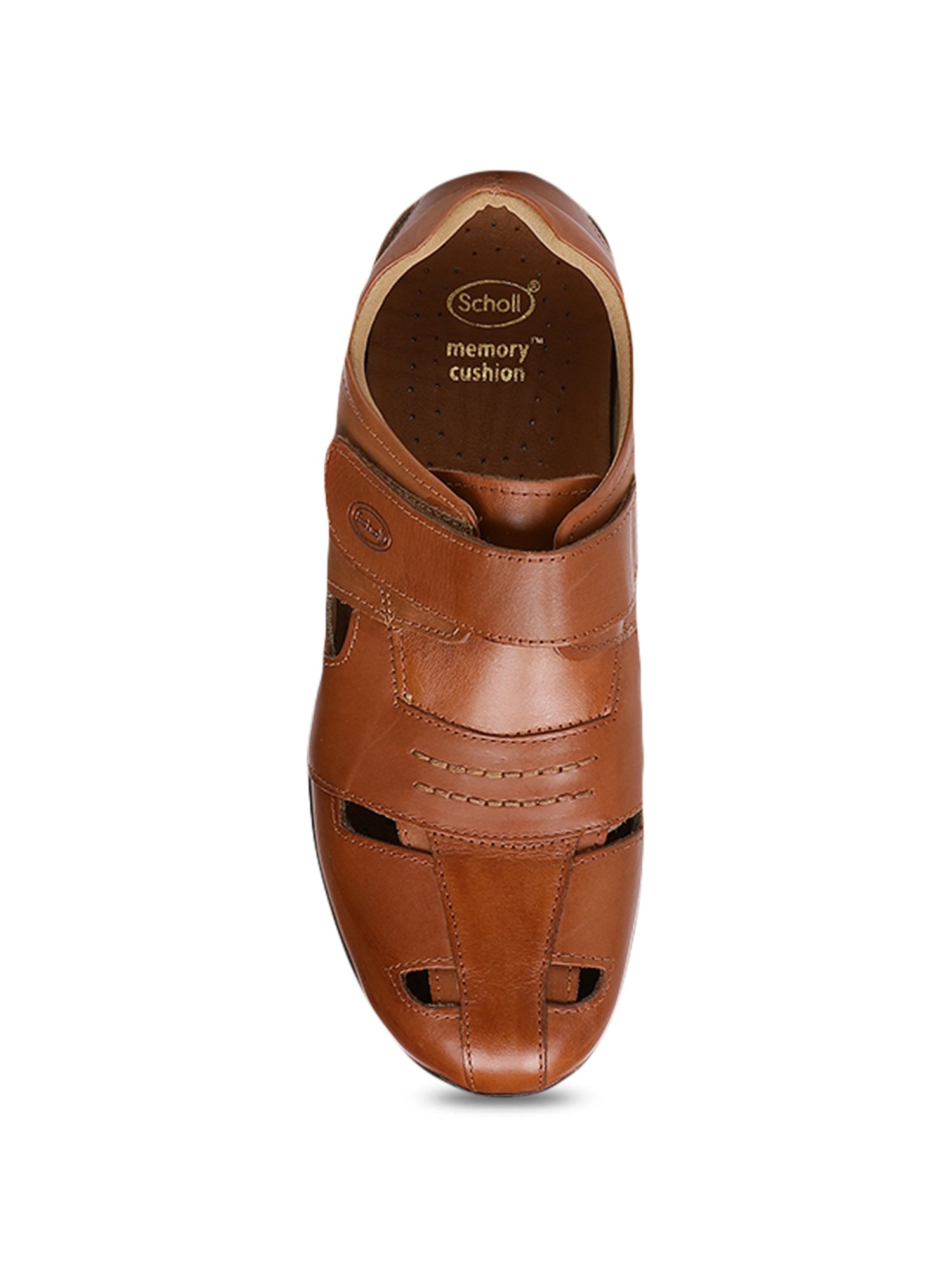 Scholl by Bata Men's Steve FM Tan Casual Sandals