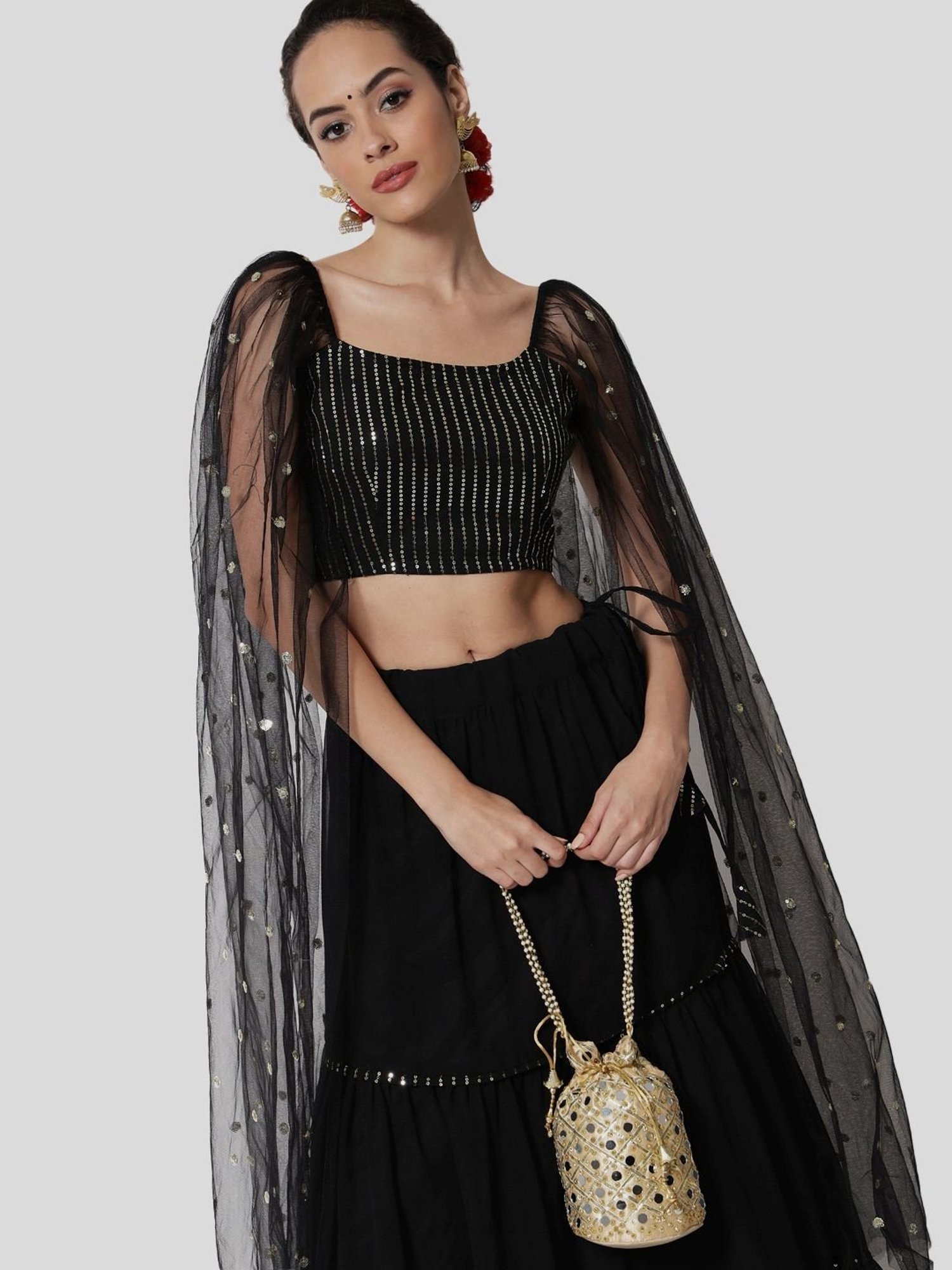 Studiorasa Black Embellished Choli