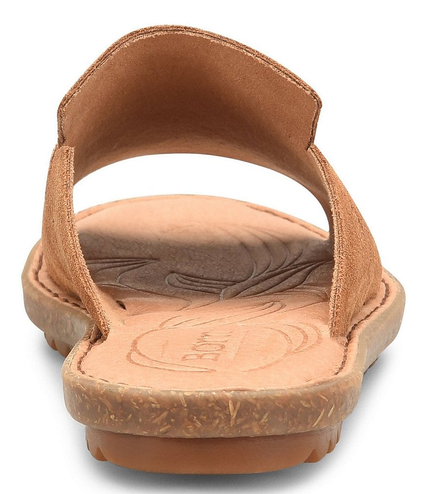 Born Mesilla Suede Leather Slide-On Sandals