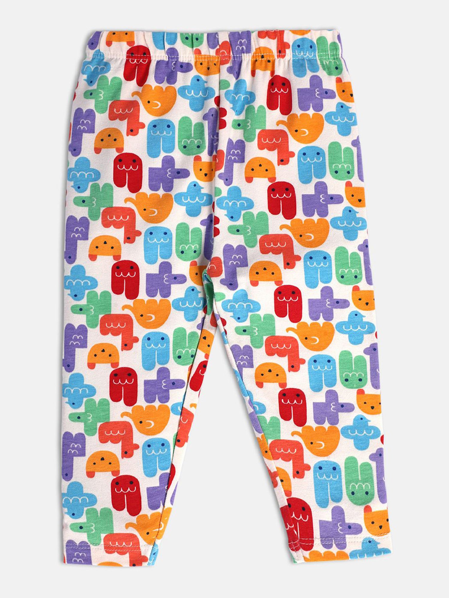 Nino Bambino Kids Multicolor Printed Leggings