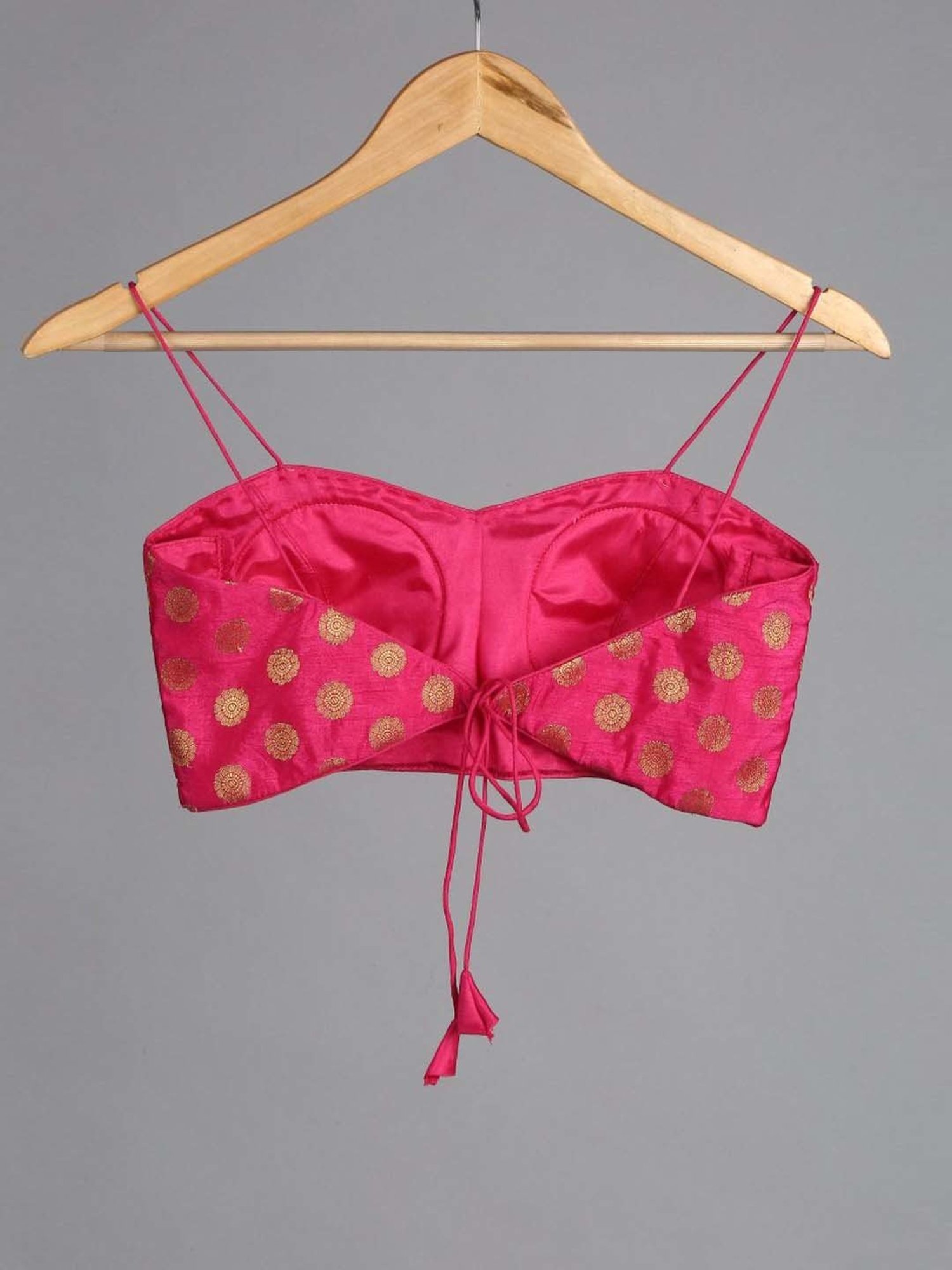 Swtantra Pink Printed Readymade Blouse