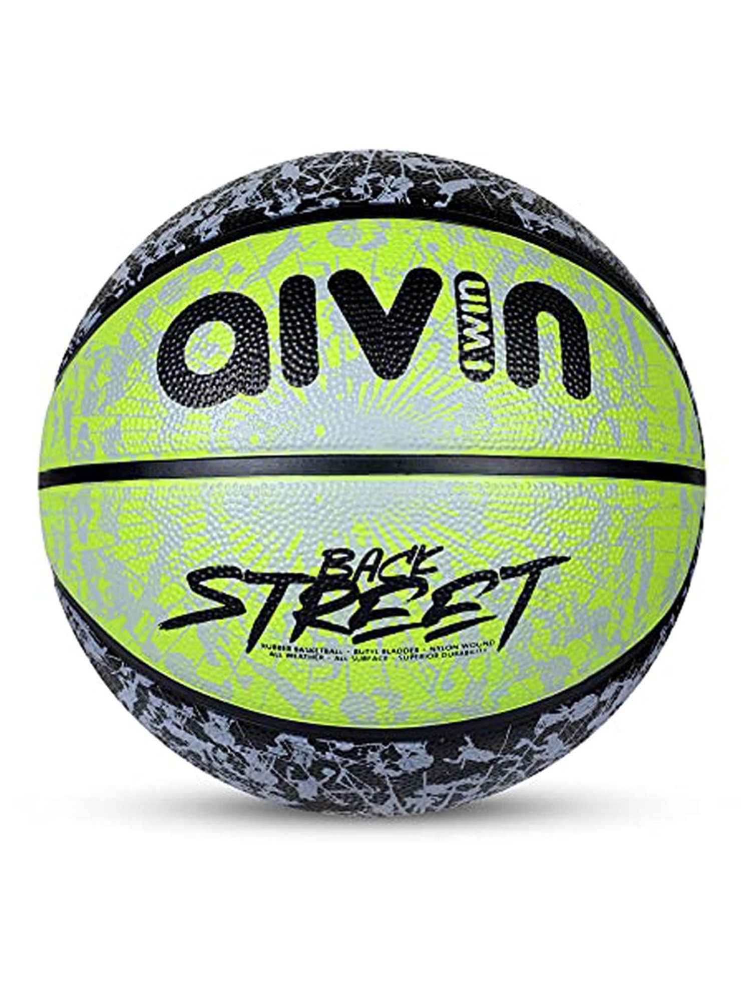AIVIN Back Street Basketball (Green) Size - 7