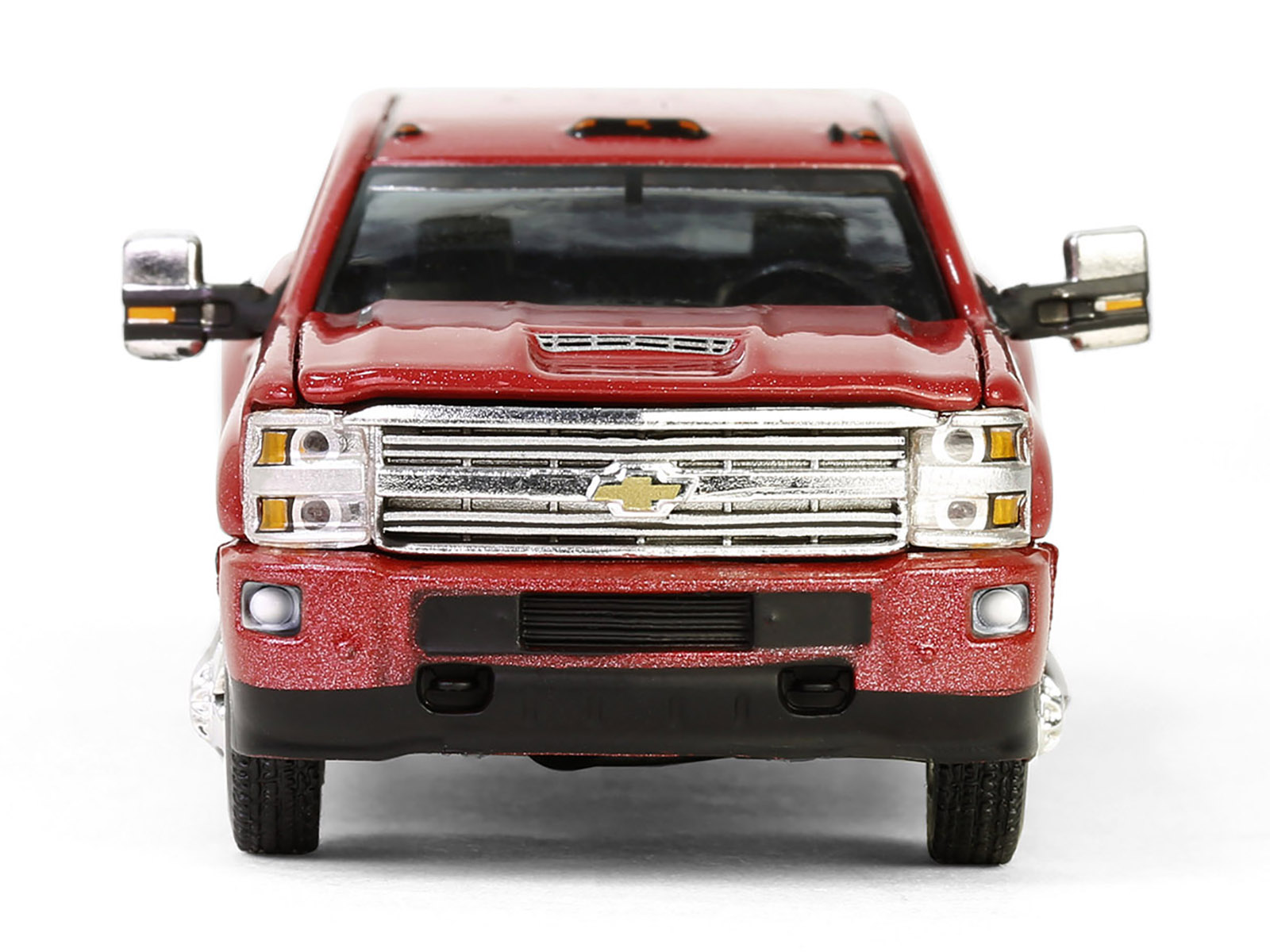 2018 Chevrolet Silverado 3500 HD Dually High Country Pickup Truck Cajun Red Metallic "Dually Drivers" Series 15 1/64 Diecast Model Car by Greenlight