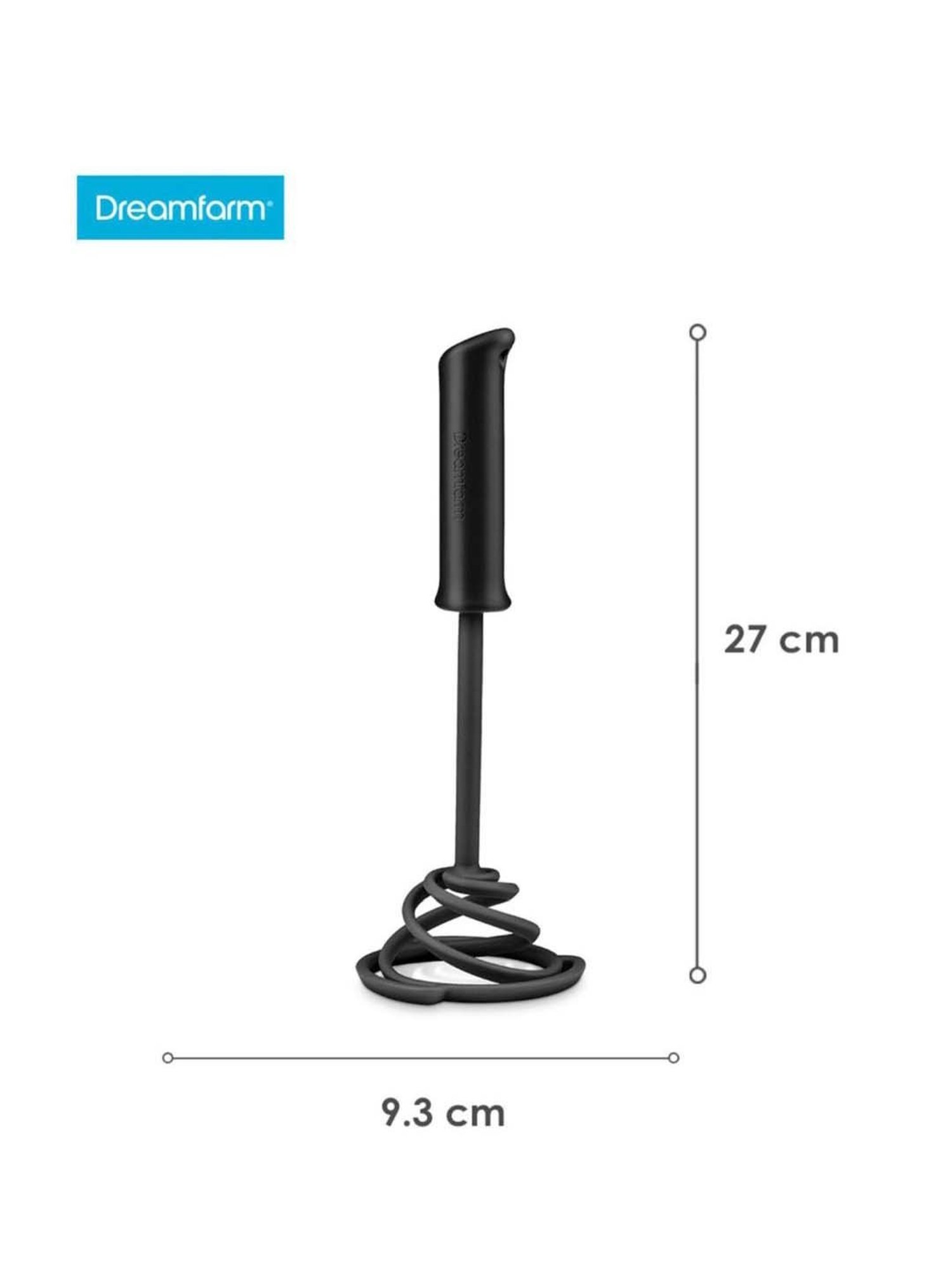 Dreamfarm Black Medium Smood Lite Onehanded Vegetable & Potato Masher
