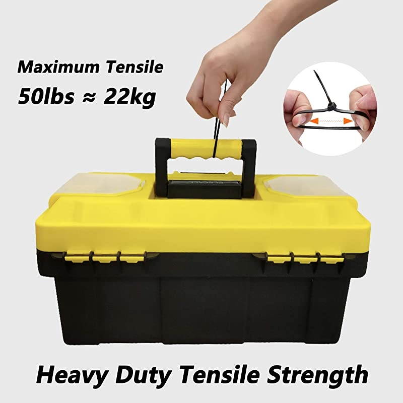 Cable Ties 8 Inch 100 Piece MultiPurpose Zip Ties Wire Ties Heavy Duty Wire Management for Organizing Home Office Garden and Data Centers