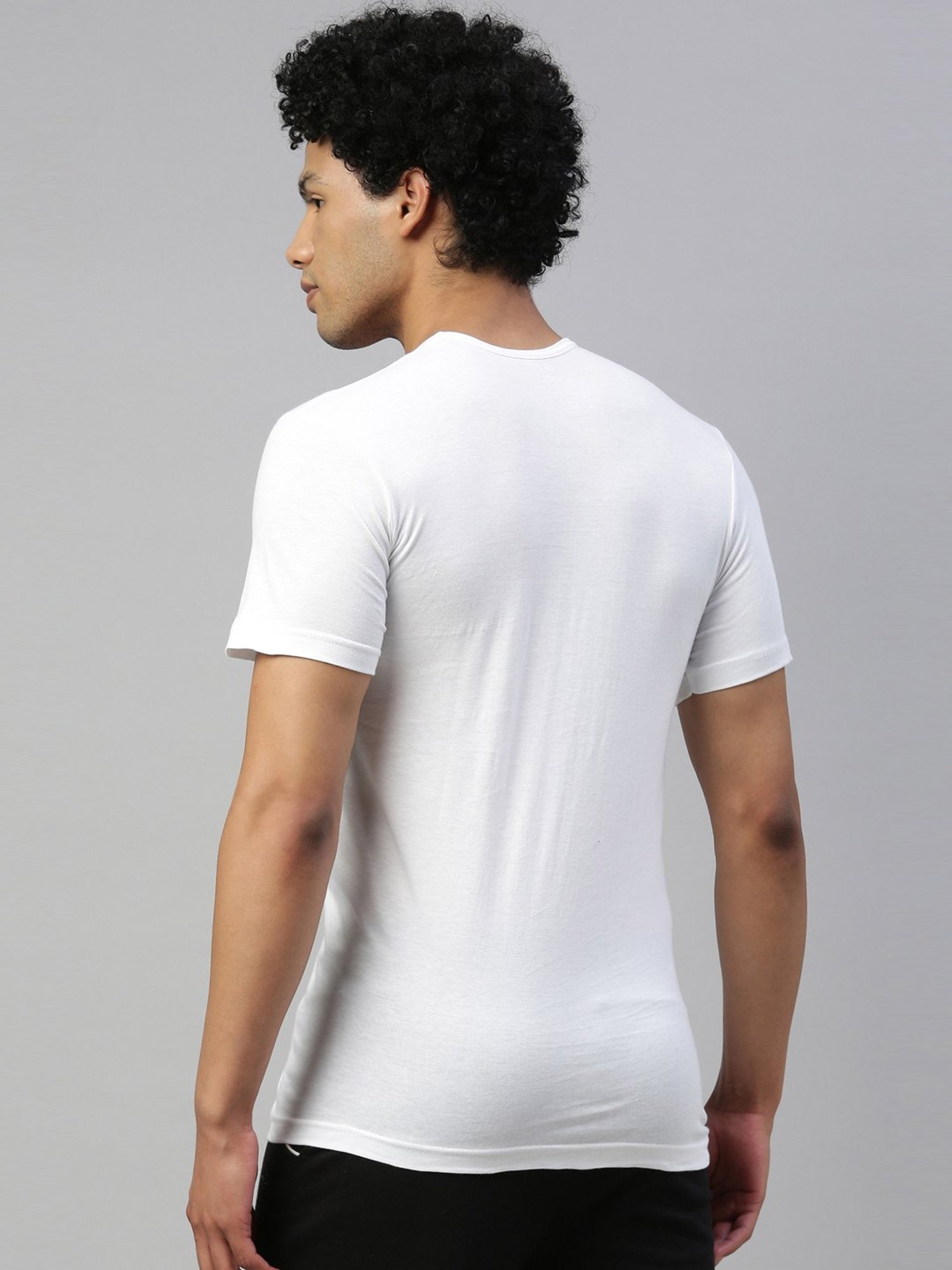 DIXCY SCOTT MAXIMUS White Cotton Regular Fit Vest - Pack Of 2