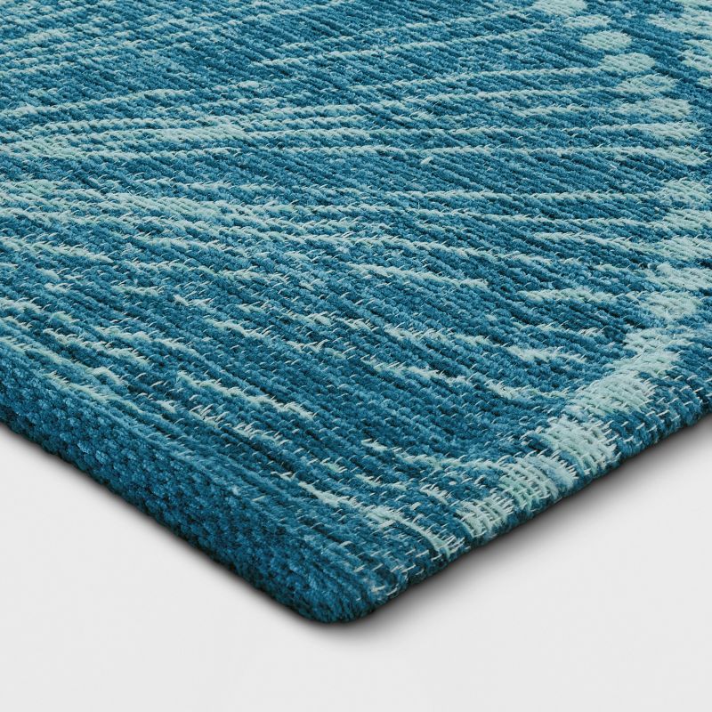 5'X7' Medallion Woven Area Rug Teal Blue - Opalhouse™