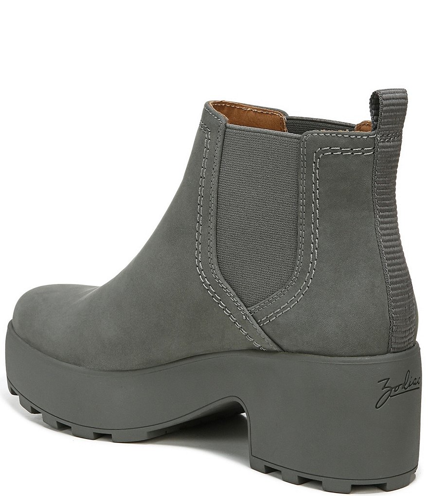 Zodiac Tavi Leather Chelsea Platform Booties