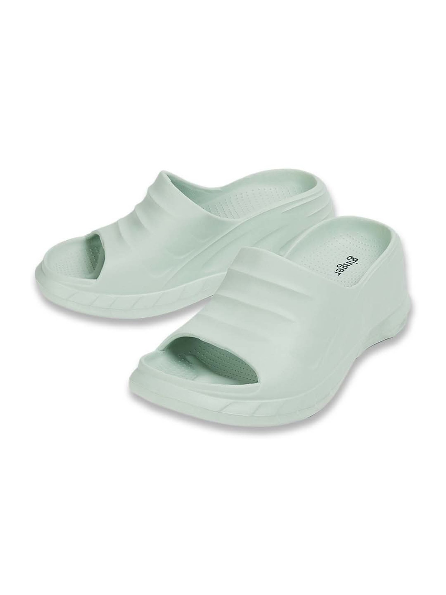 Ginger by Lifestyle Women's Green Slides