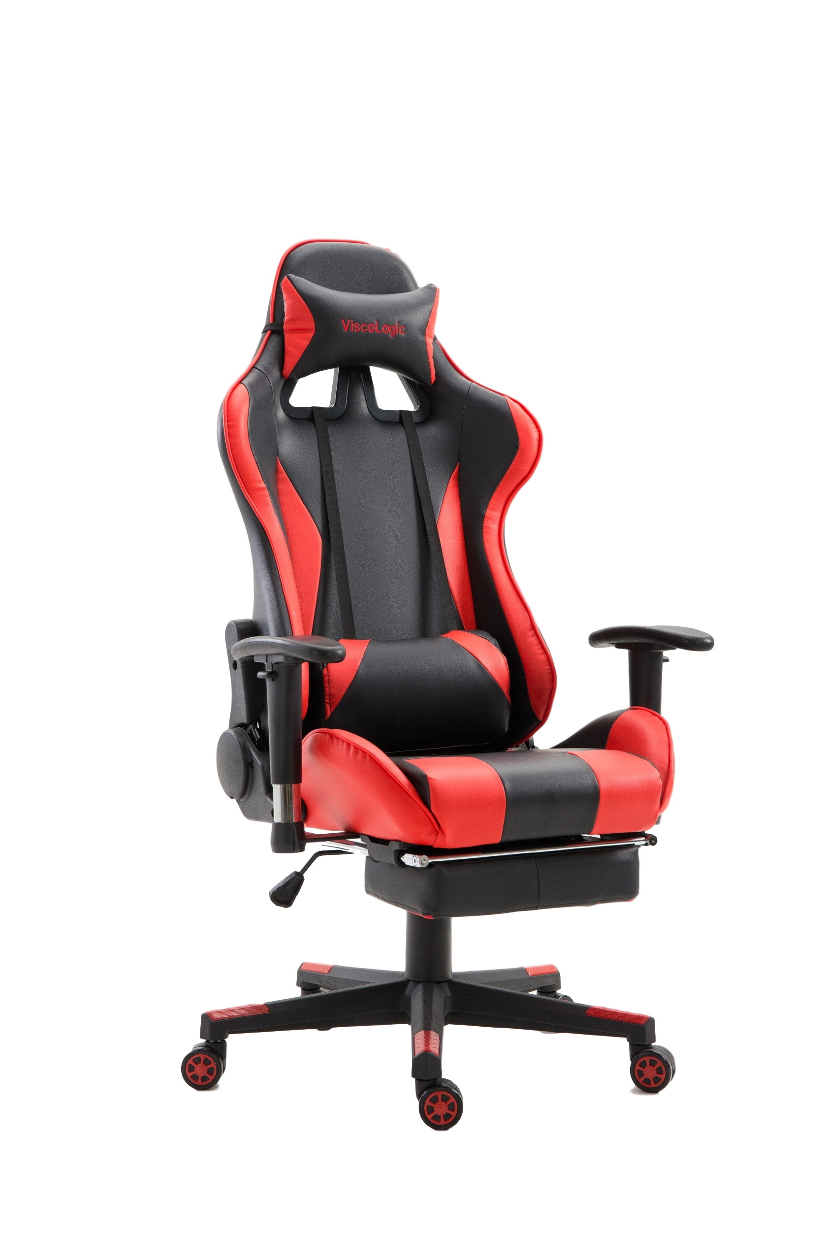 ViscoLogic SpeedX Ergonomic Gaming Chair with Footrest