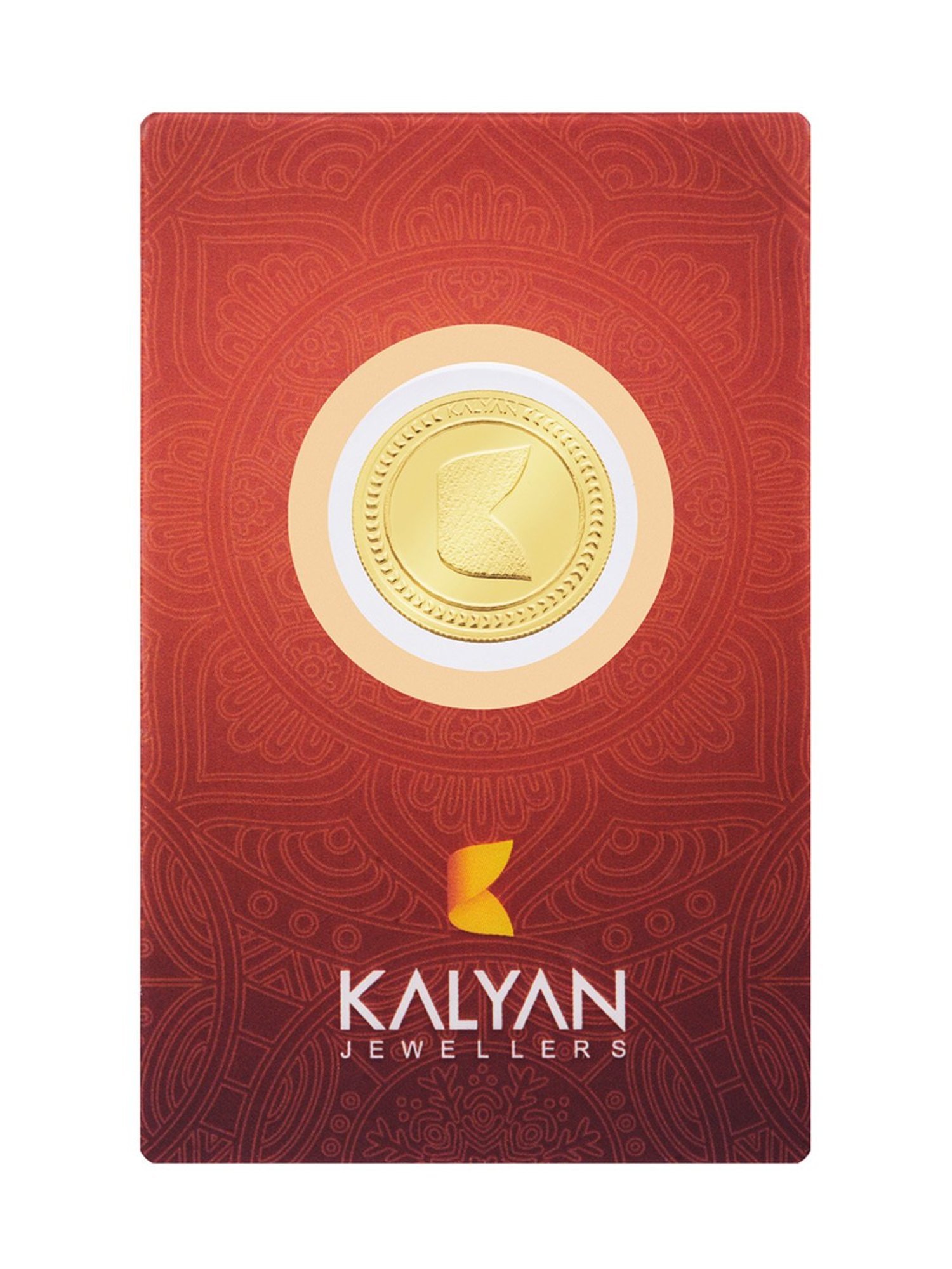 Kalyan Jewellers Rose 22k (916) 4gm BIS Hallmarked Gold Coin