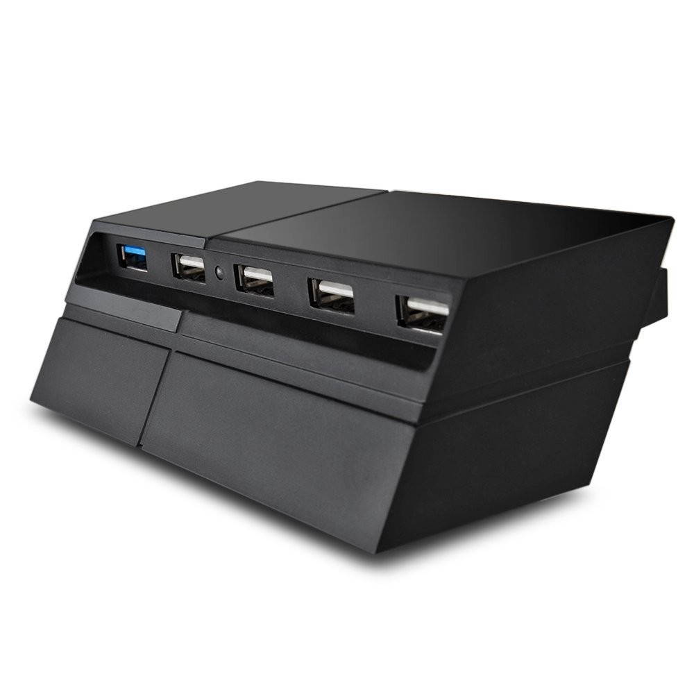 5 Port Hub USB 3.0 2.0 Charger Controller Adapter Splitter Connector Expand Hub Port for Playstation 4 PS4 Gaming Console TP4-006