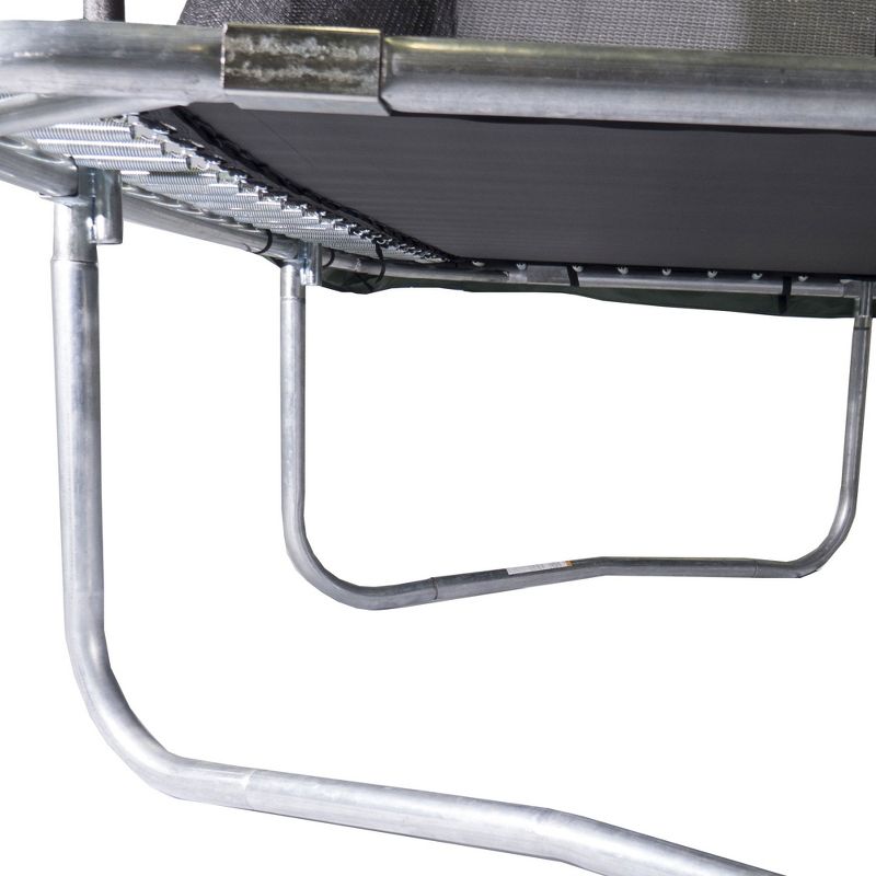 JumpKing JKRC1014C3 10 x 14 Foot Rectangular Trampoline with Safety Net Siding