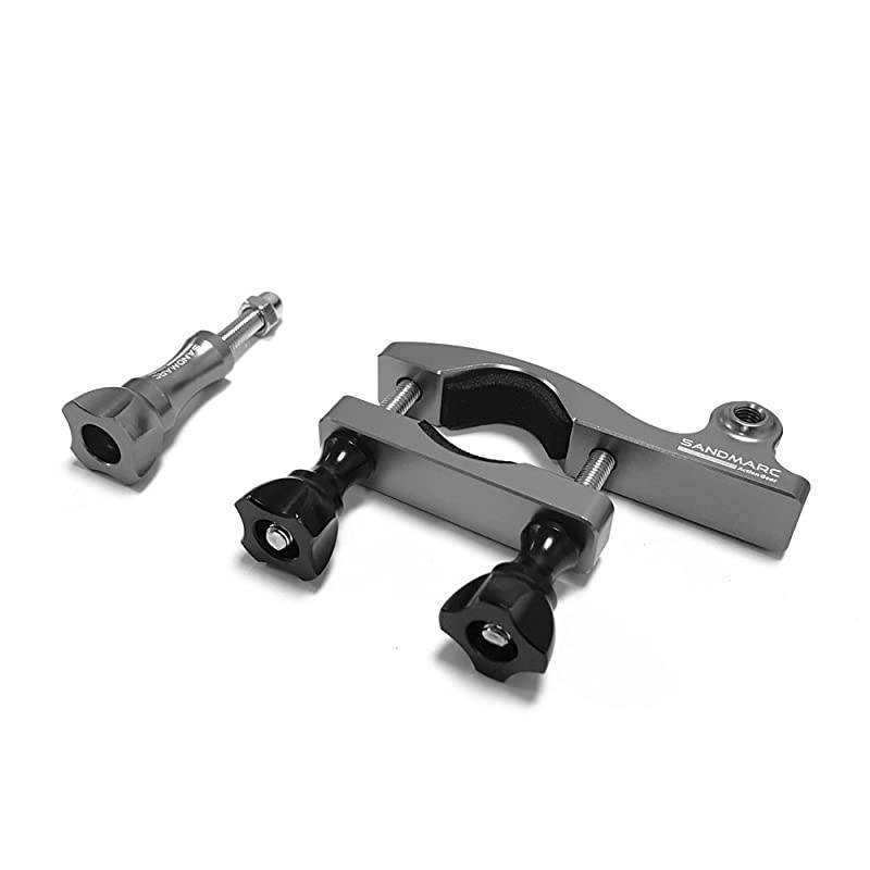 Navy Mount: 15-35mm All-Aluminum Handlebar, Seat Post, Bike & Ski Pole Mount for GoPro Hero 8, Max, 7, 6, Fusion, Hero 5, 4, Session, 3+, 3, 2, HD & Osmo Action