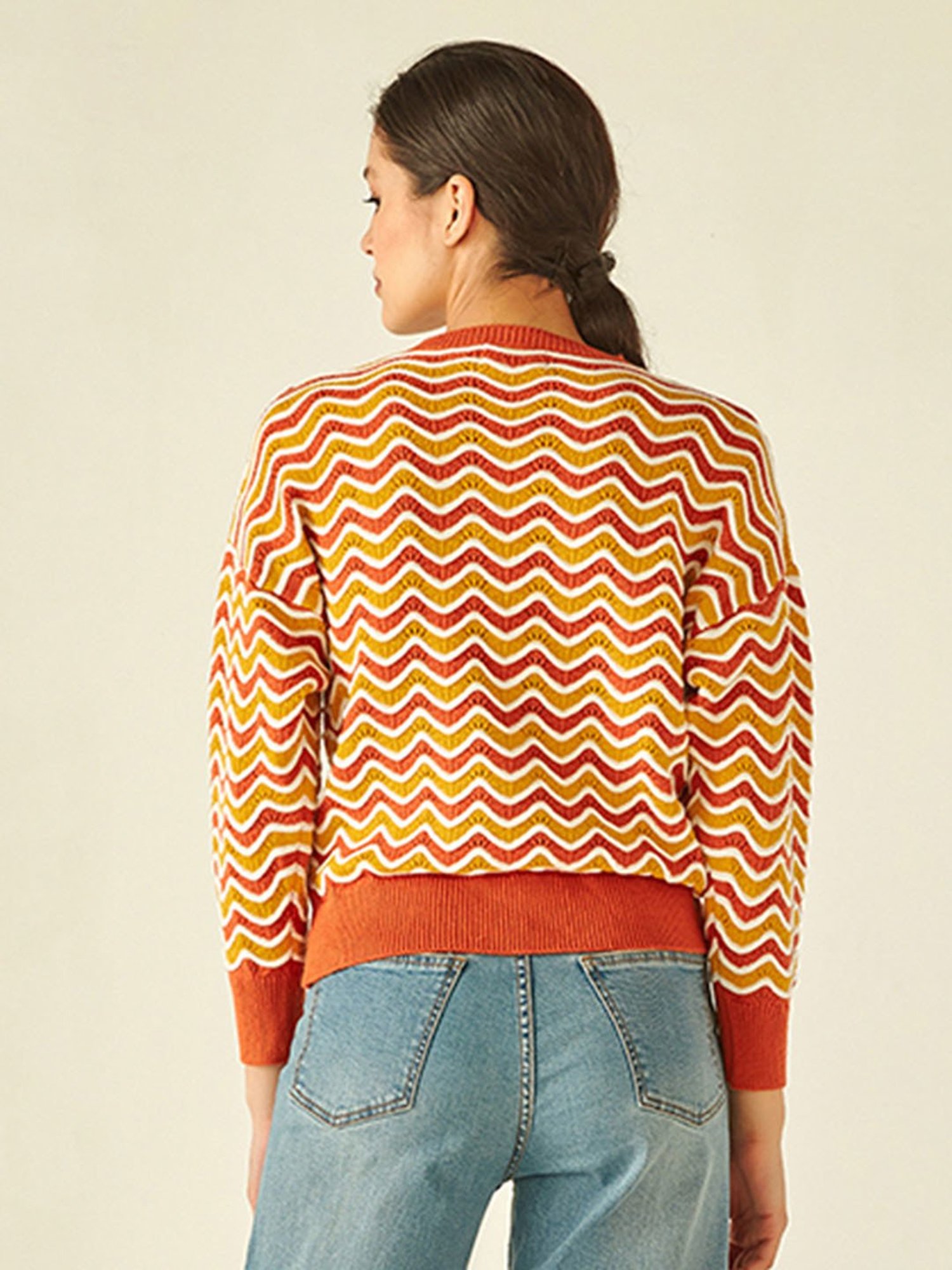 Cover Story Multicolor Striped Sweater