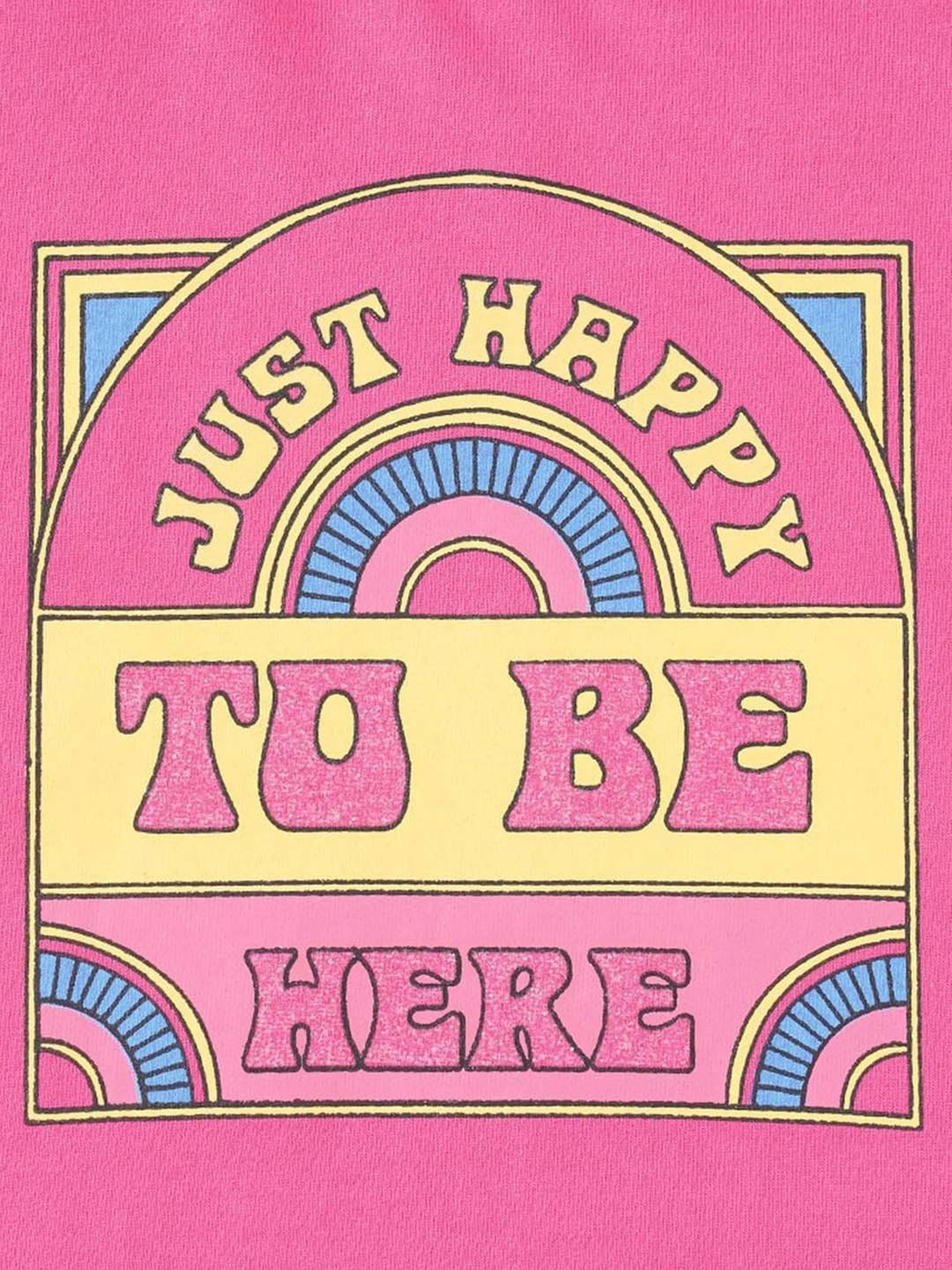 Ed-a-Mamma Kids Pink & Yellow Cotton Printed Full Sleeves Sweatshirt