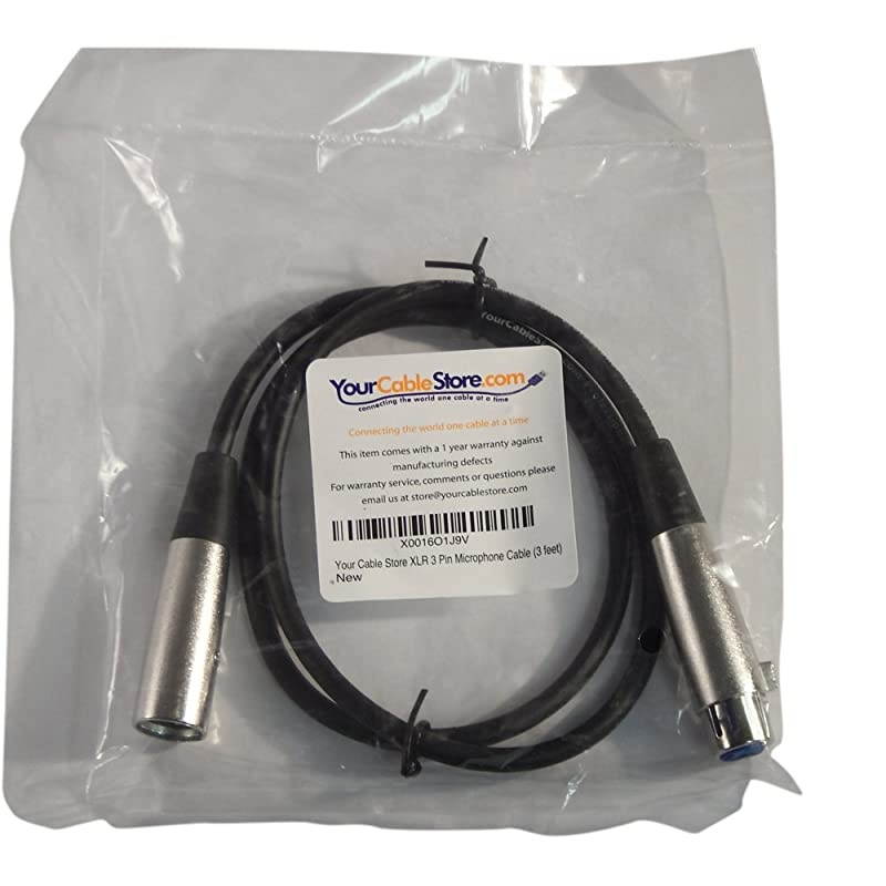 XLR 3 Pin Microphone Cable 3 feet