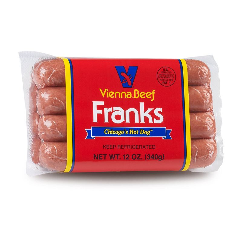 Vienna Beef Franks Chicago's Hot Dog - 12oz/8ct