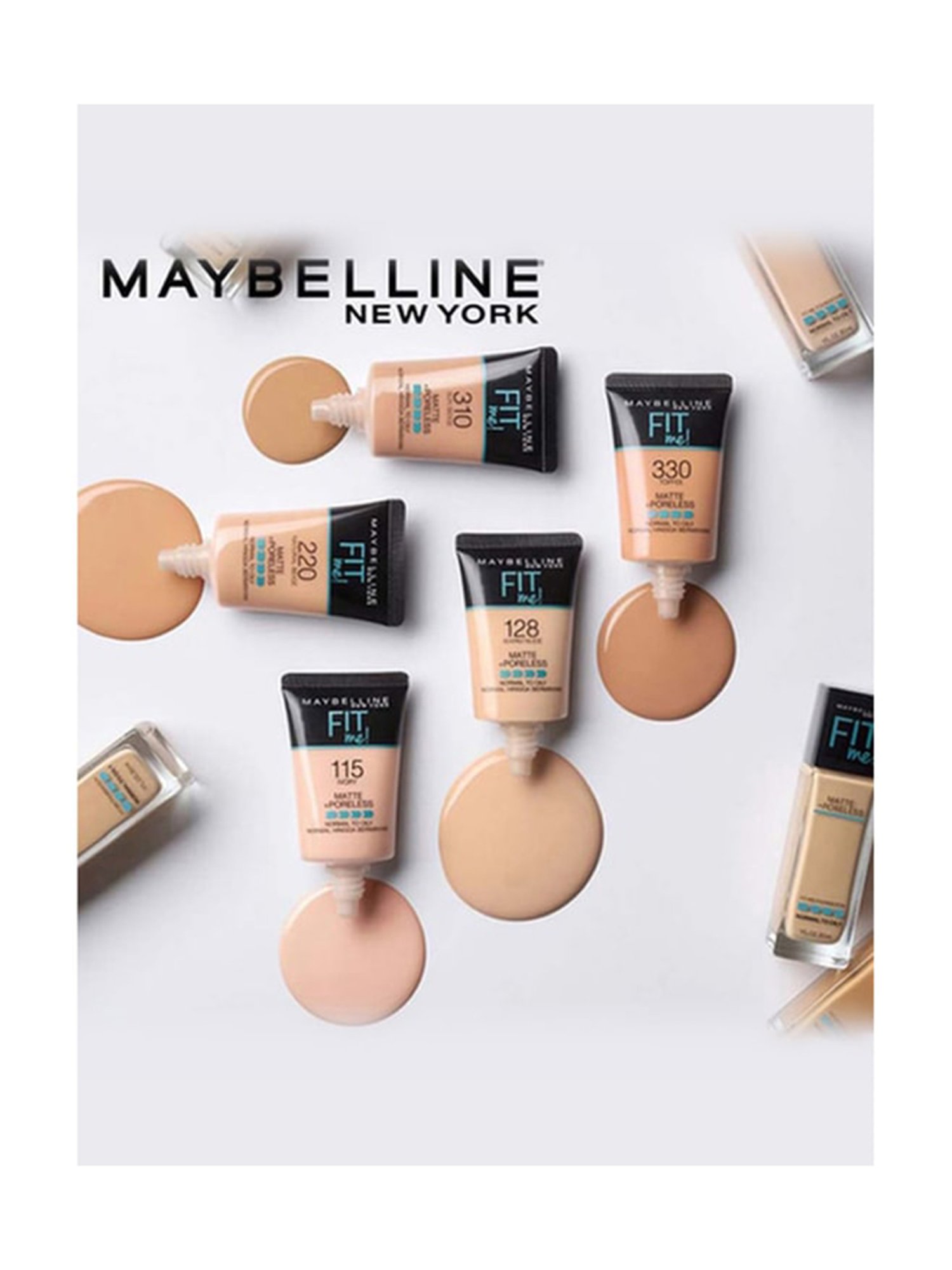 Maybelline New York Fit Me Matte + Poreless Liquid Foundation 128 Warm Nude - 18 ml