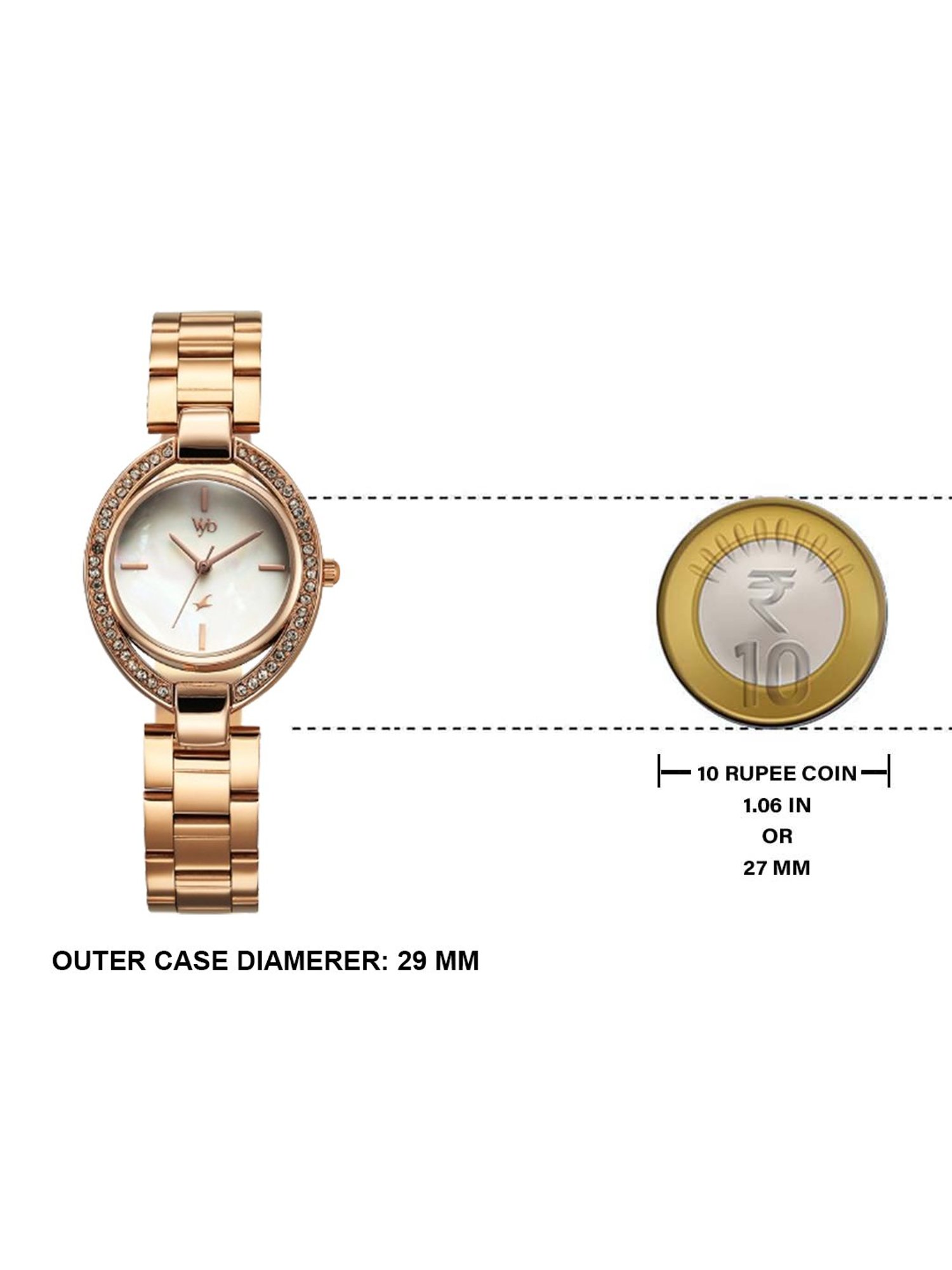 Fastrack Vyb 3.0 FV60043WM01W Analog Watch for Women