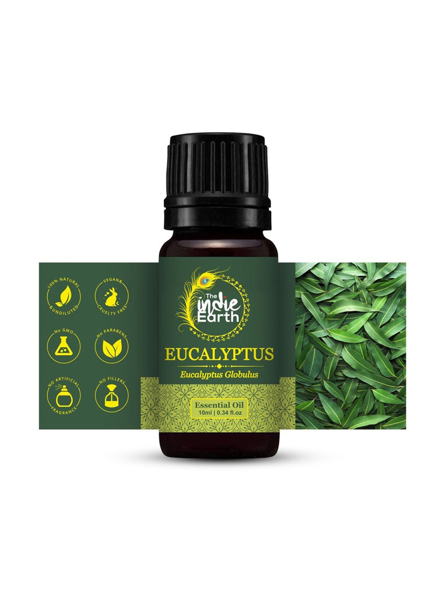 The Indie Earth Eucalyptus Essential Oil - 10 ml