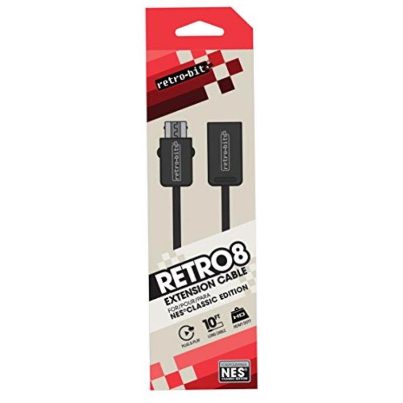 Retro-Bit NES Classic Controller Cord Extension Cable - 10' (Retro-Bit) - NES