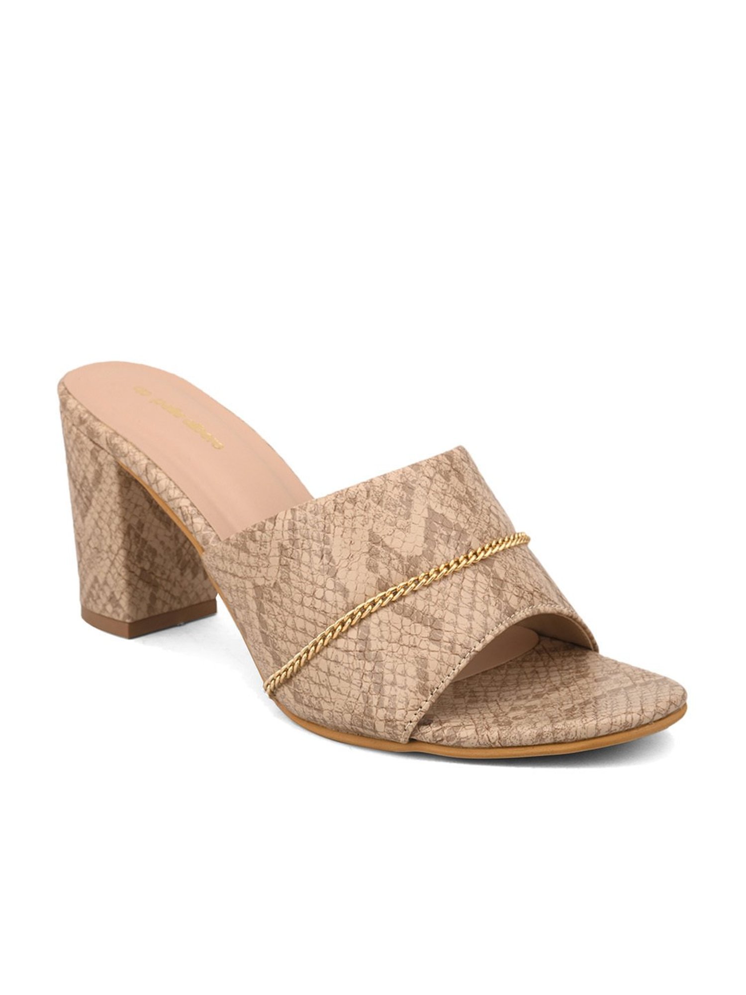 Pelle Albero Women's Beige Casual Sandals