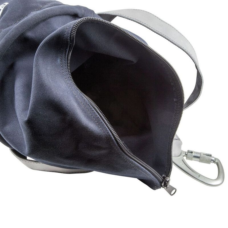 Klein Tools 5104CLRFR 12 in. Flame-Resistant Top Closing Canvas Bucket - Black