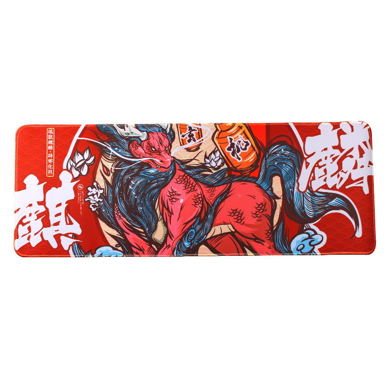 CORN 800X300mm Colorful Thick Mouse Pad, Chinese Style Fashion,Embossing Effect, Anti-skid Rubber Material