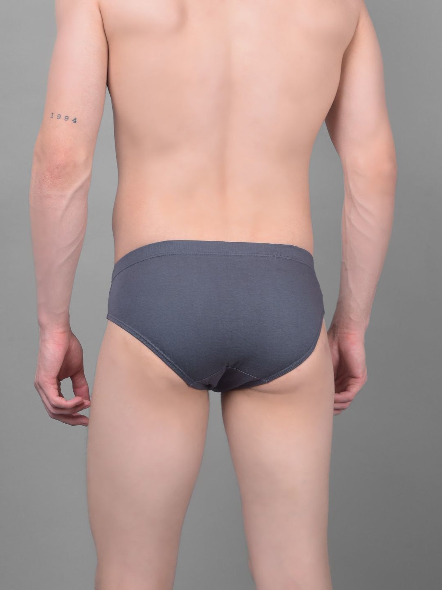 Dollar Lehar Assorted Cotton Regular Fit Briefs - Pack Of 3