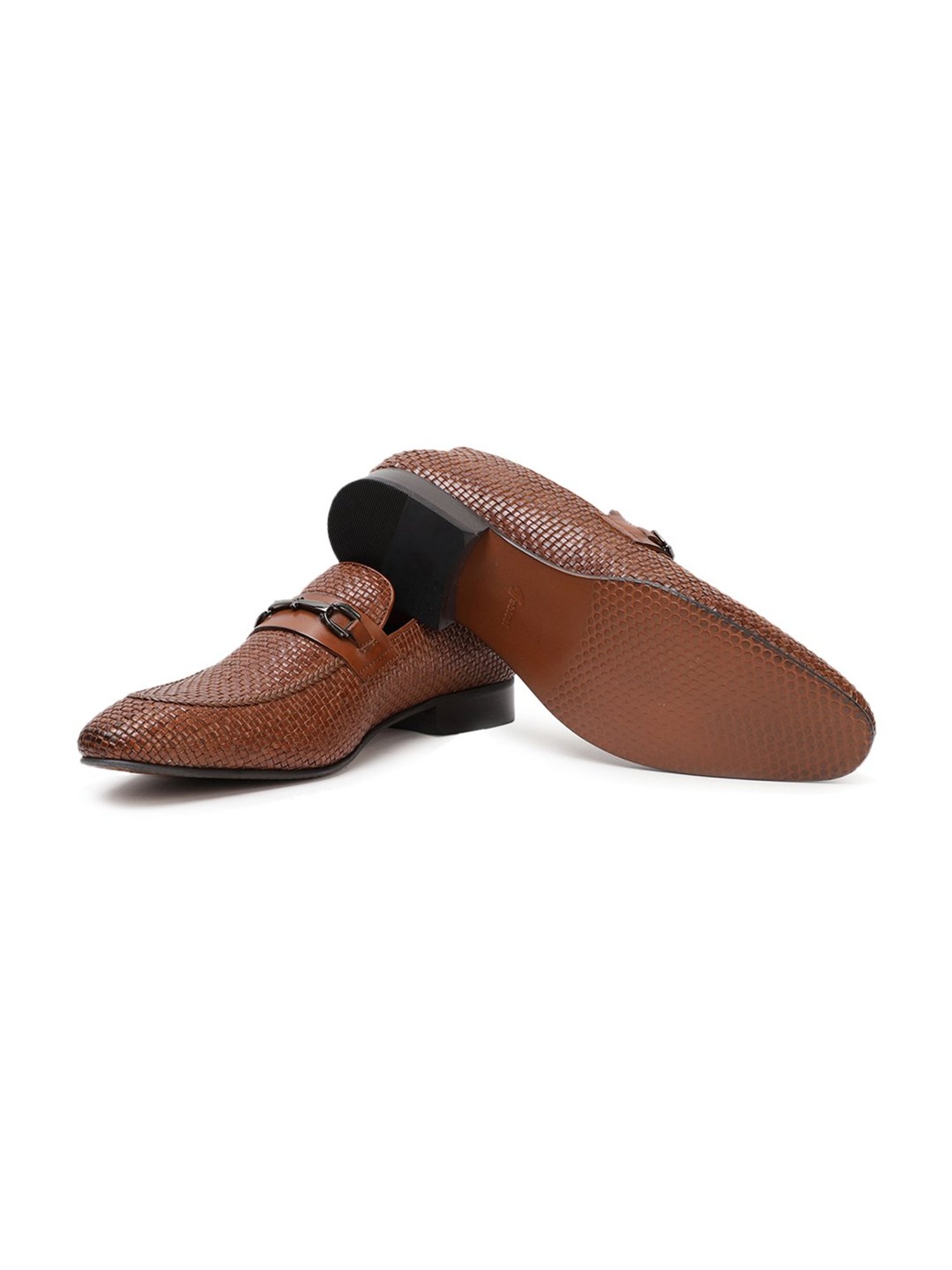 Gabicci Men's Ostrich G Tan Casual Loafers