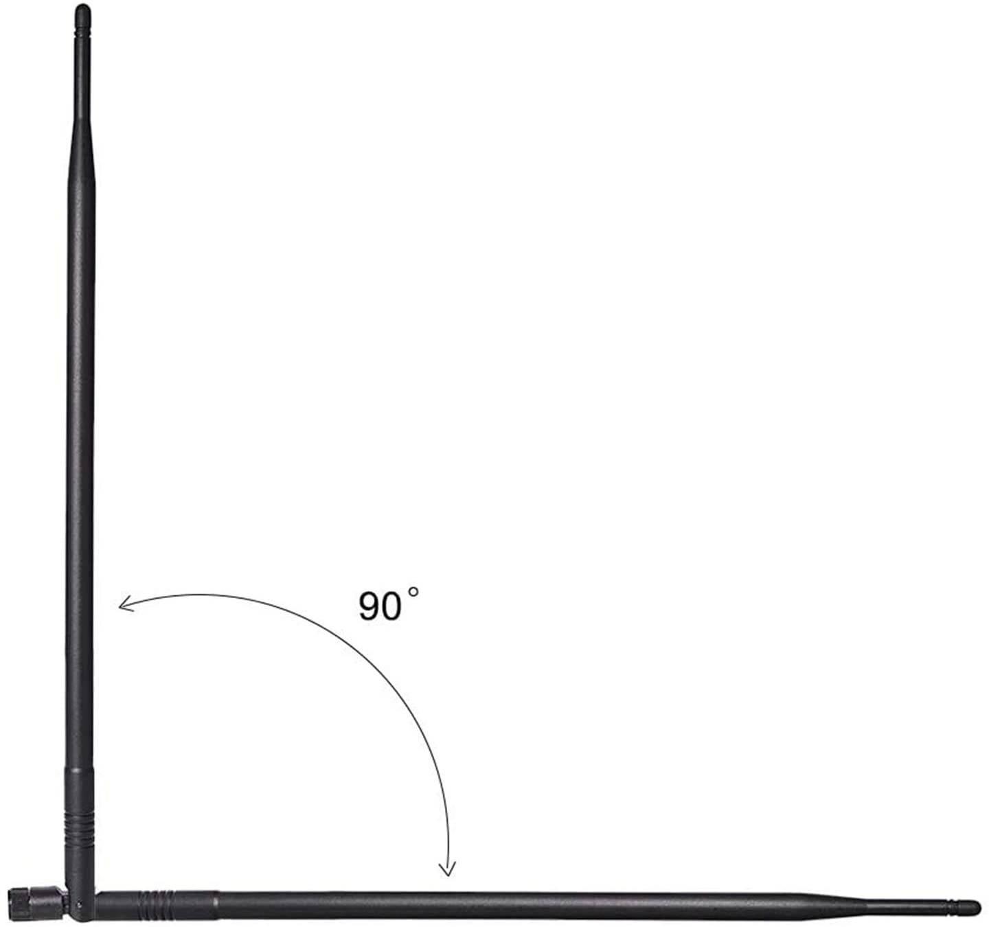 9dBi 2.4GHz 5.8GHz Dual Band WiFi Antenna 3-Pack Omni-Directional Wireless Antenna with RP-SMA Connector for Wireless Network Router PCI/PCIe Card USB Adapter IP Camera